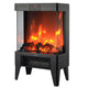 Chimenea eléctrica LED con mando a distancia, 2 potencias de calefacción 1000W/2000W, termostato, Adler AD 7755
