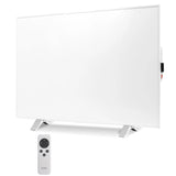 Calefactor por infrarrojos Cronos, 500W, blanco, antialérgico, ultrafino, superficie mate, calienta hasta 14m2, Synthelith PRO CRP-500TWP Blanco