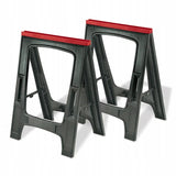 Caballetes de taller Keter, 2 unidades, carga máxima 340 kg, negros, 220253