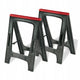 Caballetes de taller Keter, 2 unidades, carga máxima 340 kg, negros, 220253