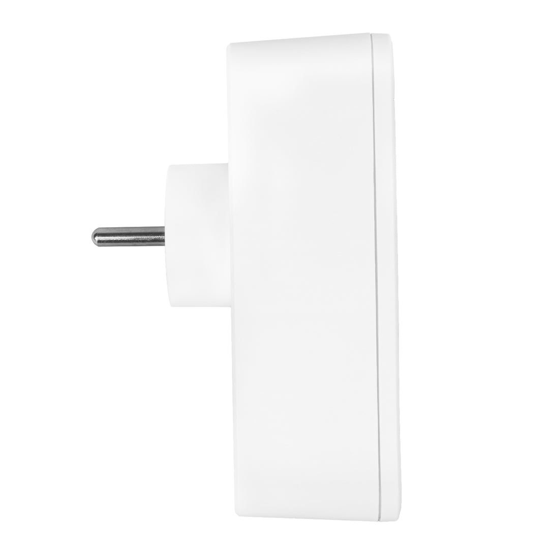 Toma de corriente x3 + 4xUSB Maclean, divisor de 3 tomas, 2xUSB A, 2xUSB C PD 20W, 1x16A + 2x6A, MCE248 F/W, 3 piezas