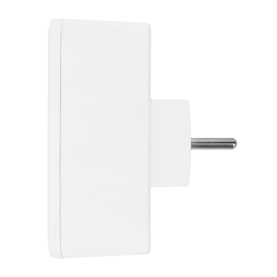 Toma de corriente Maclean x2 + 4xUSB, divisor con 2 tomas, 2xUSB A, 2xUSB C PD 20W, 1x16A + 1x6A, MCE249 F/W, 3 piezas