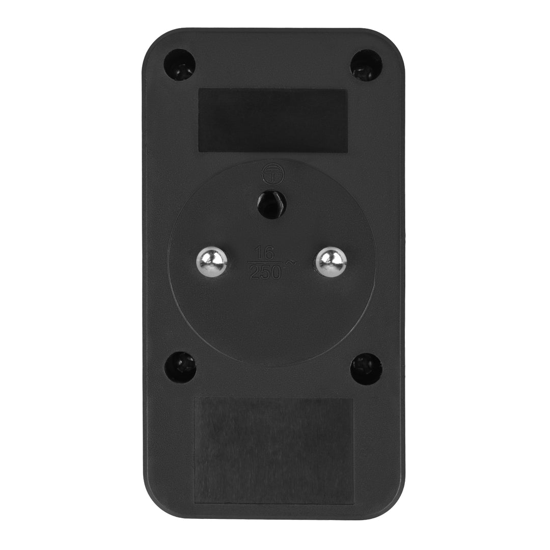 Toma de corriente Maclean x2 + 4xUSB, divisor con 2 tomas, 2xUSB A, 2xUSB C PD 20W, 1x16A + 1x6A, MCE249 F/B, 3 piezas