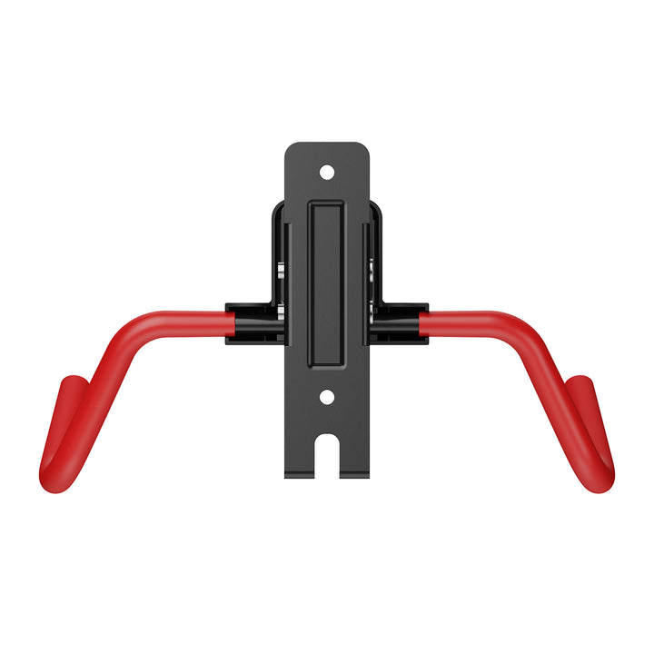 Soporte/colgador de pared para bicicletas Maclean, horizontal, acero, carga máxima de 30 kg, ángulo ajustable, MC-172