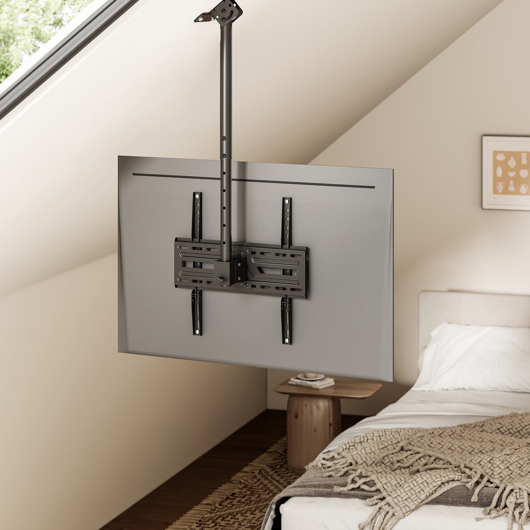 Soporte / colgador de techo para televisor Maclean, carga máxima de 50 kg, 37-86", VESA máximo 600x400, MC-173