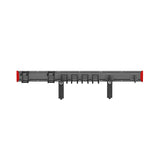 Organizador de pared para herramientas Maclean, de acero, carga máxima de 228 kg, anchura de 1222 mm, MC-179
