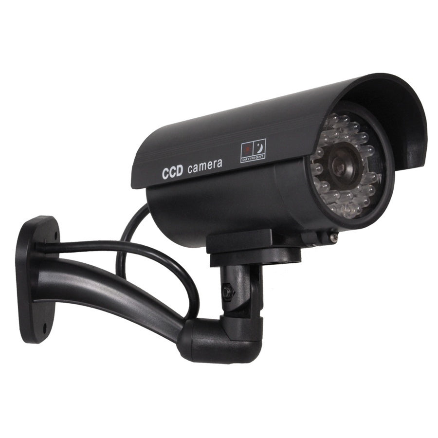 Cámara ficticia IR9000 B IR LED luz intermitente negro, 4 piezas