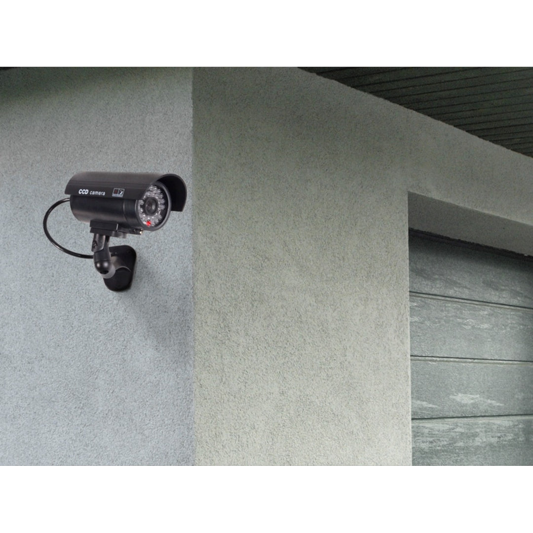 Cámara ficticia IR9000 B IR LED luz intermitente negro, 4 piezas