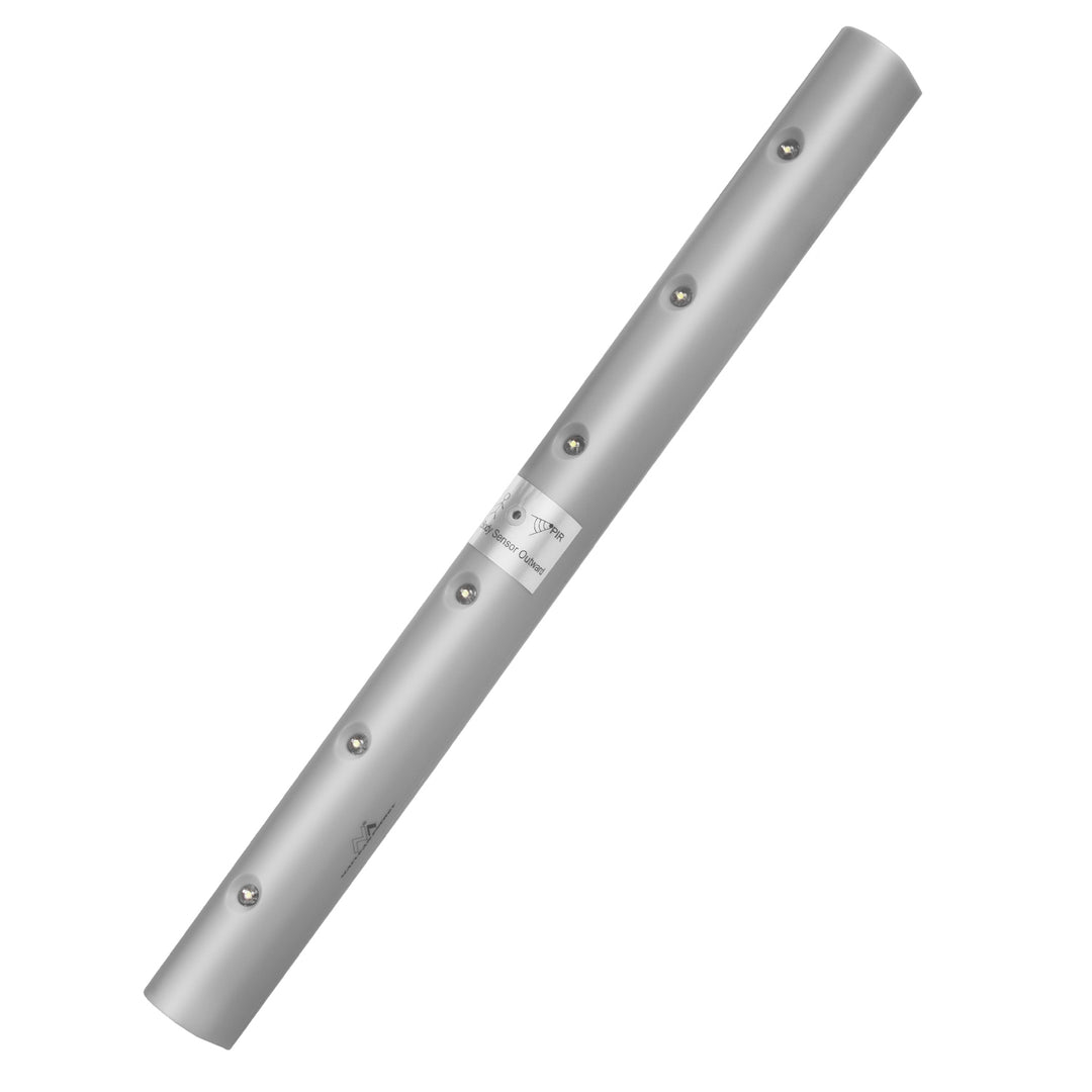 Lámpara de cocina bajo armario Maclean 6LED, oblonga, con sensor de movimiento, 5xAA, MCE123 + 5x pila alcalina AAA Varta Industrial