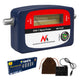 Medidor de TV DVB-T Maclean, maletín, cable de 25 cm F-F, MCTV-627 + 10 pilas AA Varta Industrial