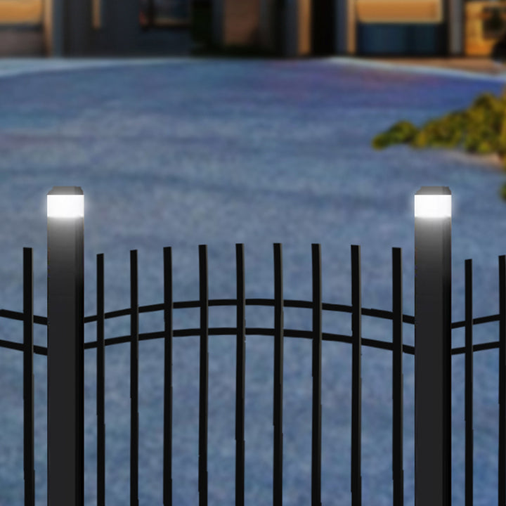 Lámpara LED solar para poste GreenBlue, 60 x 40 mm, cubierta en forma de sobre, 3200 K, GB125 WW