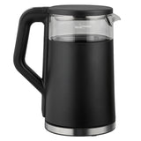 Hervidor eléctrico inalámbrico GreenBlue, capacidad de 1,7 l, depósito de agua de cristal, pantalla clara, selección de temperatura, 2200 W, GB670 B