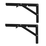 Soporte plegable para estantería de pared Maclean, mín. 250 mm, máx. 500 mm, máx. 50 kg, 2 unidades, MC-194