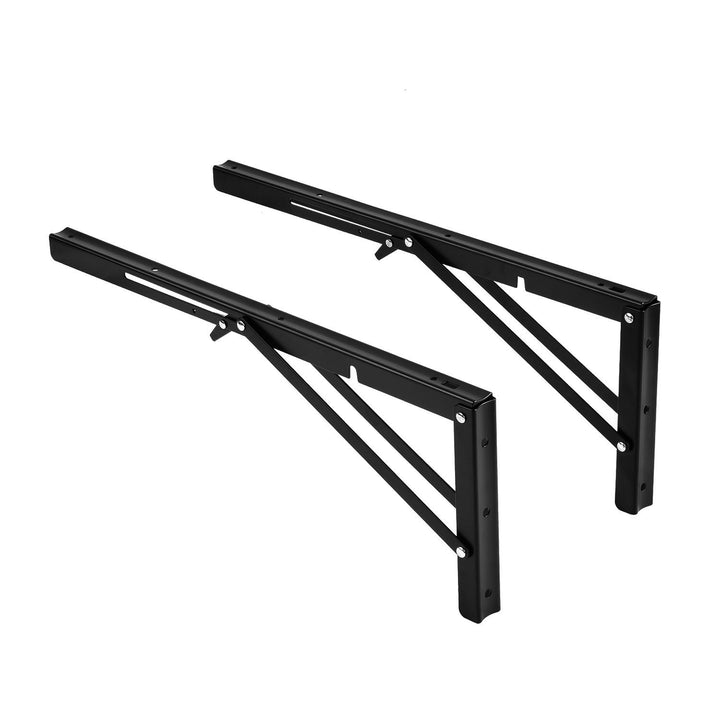 Soporte plegable para estantería de pared Maclean, mín. 350 mm, máx. 700 mm, máx. 50 kg, 2 unidades, MC-196
