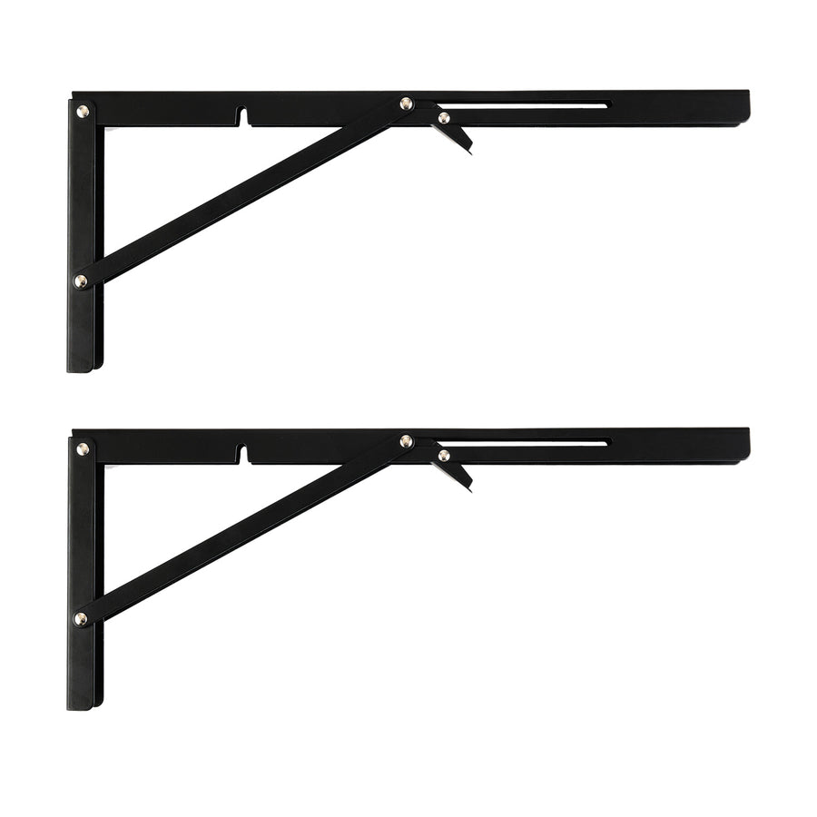 Soporte plegable para estantería de pared Maclean, mín. 350 mm, máx. 700 mm, máx. 50 kg, 2 unidades, MC-196