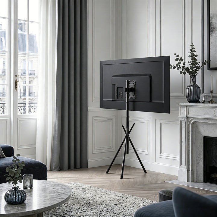 Soporte de suelo para televisor Maclean, 27-55", VESA máx. 200x200, máx. 60 kg, MC-181 B