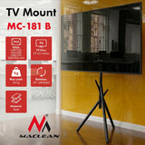 Soporte de suelo para televisor Maclean, 27-55", VESA máx. 200x200, máx. 60 kg, MC-181 B