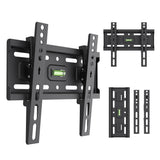 Soporte / colgador para TV Maclean, VESA máx. 200x200, 13-43", hasta 45 kg, negro, inclinación ajustable de +2° a -10°, MC-189