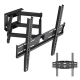 Soporte / colgador para TV Maclean, VESA máx. 400x400, 32-70", hasta 40 kg, negro, ajuste de inclinación +12°~-12° y giro +60°~-60°, MC-192