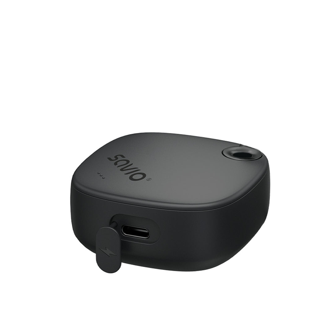 Auriculares inalámbricos Savio, Bluetooth 5.3, ENC, USB-C, negro, SAVSLTWS-11