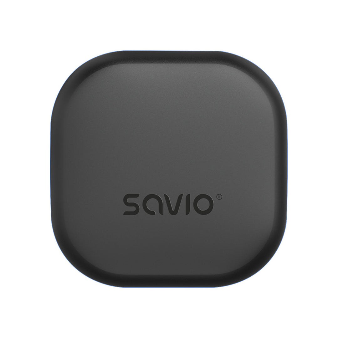 Auriculares inalámbricos Savio, Bluetooth 5.3, ANC, USB-C, negro