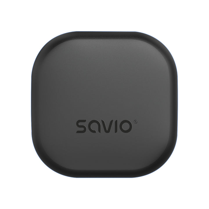 Auriculares inalámbricos Savio, Bluetooth 5.3, ANC, USB-C, negro