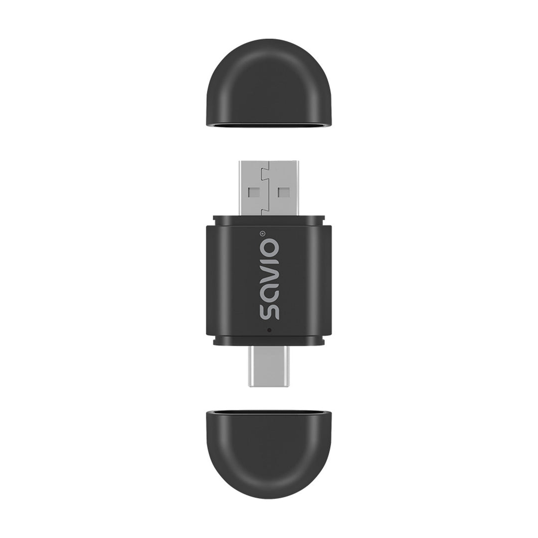 Adaptador de corriente Savio, CarPlay, Android Auto, Bluetooth, Wi-Fi, SAVTR-17
