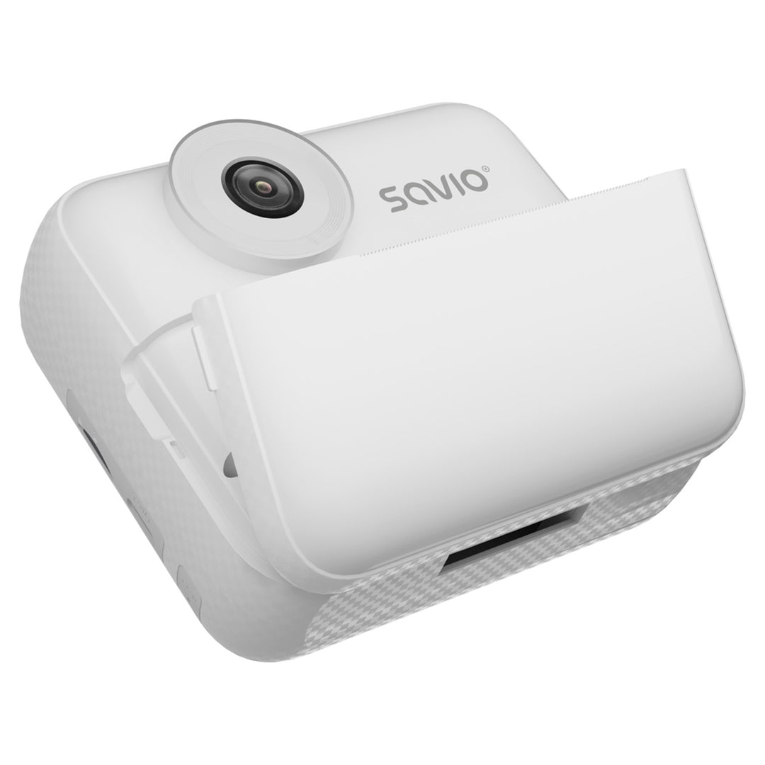 Cámara instantánea para niños Savio, 48MP de resolución, pantalla de 2,4'', 2 rollos térmicos, SAVAN-01
