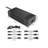 Cargador universal Lextool para scooters y vehículos eléctricos, 54,6V 2A, 6 enchufes DC, LXG95