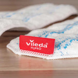 Vileda H2prO mopa plana, microfibra, lavable a máquina, 175786