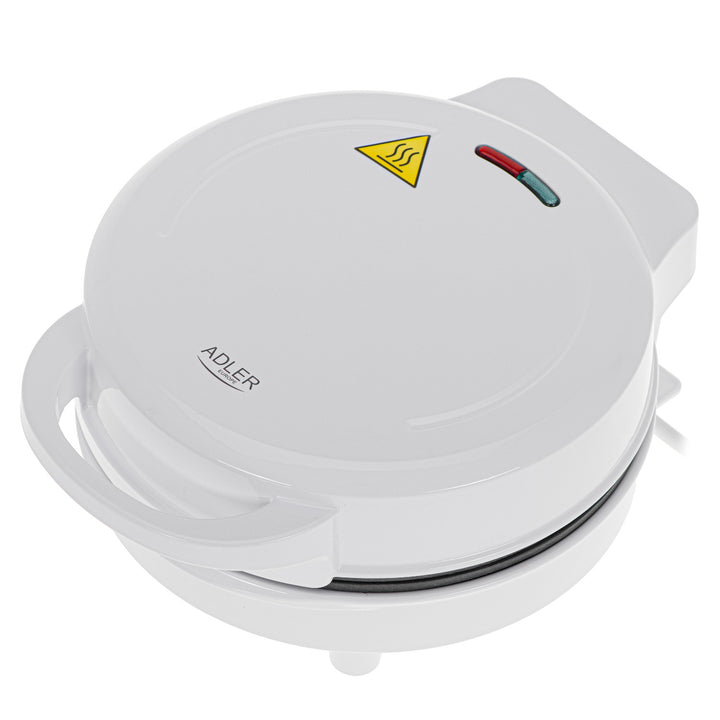 Roscadora Adler, para 7 rosquillas, revestimiento antiadherente, blanca, 1500W, AD 3075