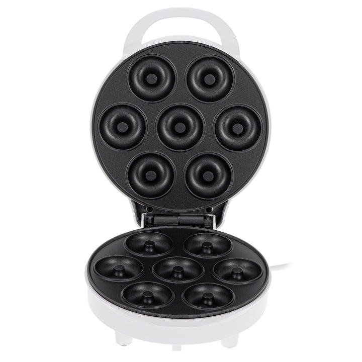 Roscadora Adler, para 7 rosquillas, revestimiento antiadherente, blanca, 1500W, AD 3075