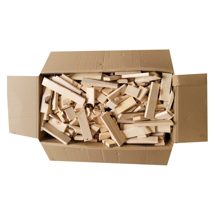 Leña de abeto seca 25kg para chimenea parrilla cocina