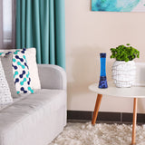 Lámpara decorativa Rabalux, Minka, IP20, azul, GY6.35 1x MAX 20
