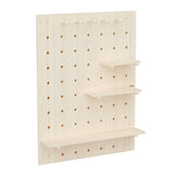 Organizador de madera para pizarra blanca Maclean, color madera clara, 60x80 cm, máx. 20 kg, MC-131 WD, 2 piezas