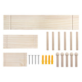 Organizador de madera para pizarra blanca Maclean, color madera clara, 60x80 cm, máx. 20 kg, MC-131 WD, 2 piezas