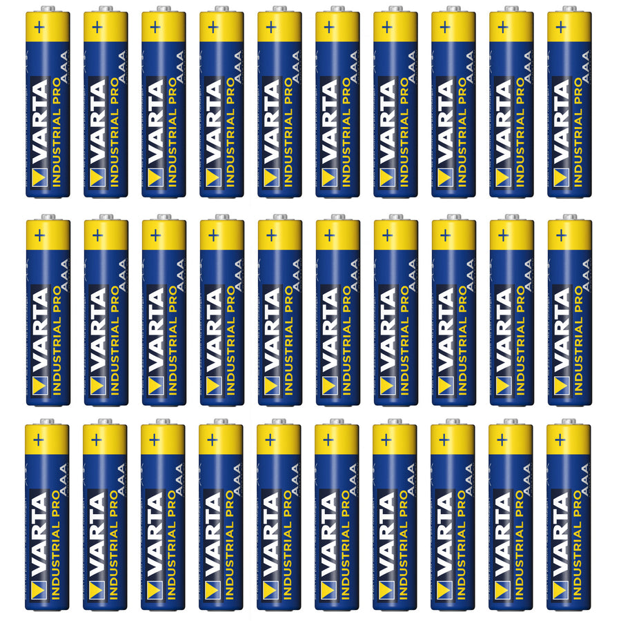 30x pila alcalina R-03 LR03 AAA Varta Industrial 4003