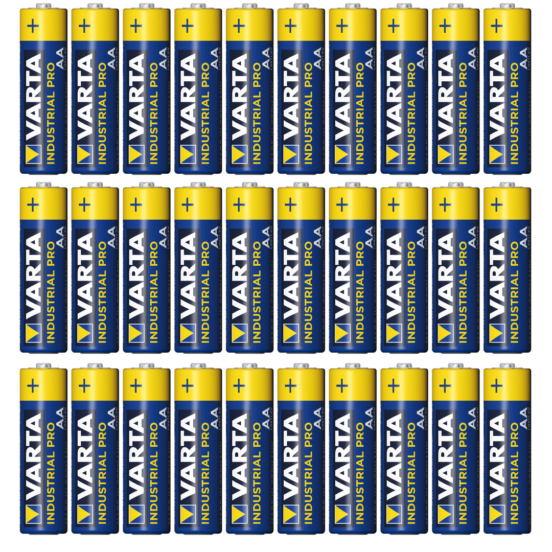 30x pila alcalina R-06 LR6 AA 1,5V Varta Industrial 4006
