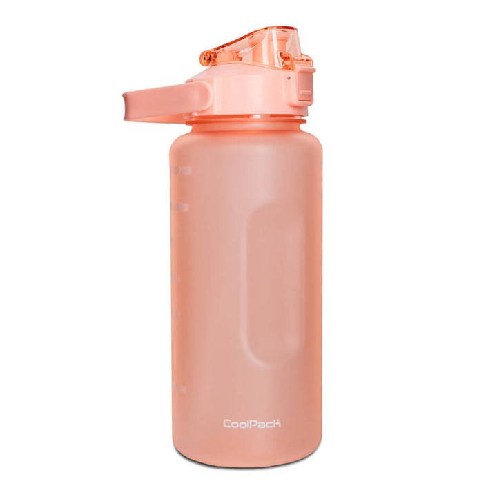 Botella Coolpack, 2000 ml, PETG, color melocotón pastel, Cancan Z25028