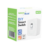 Relé WiFi empotrable GreenBlue, compatible con Android/iOS/Alexa/Google Home, 100-240 V CA, 50/60 Hz, máx. 16 A, para LED de 150 W, GB739