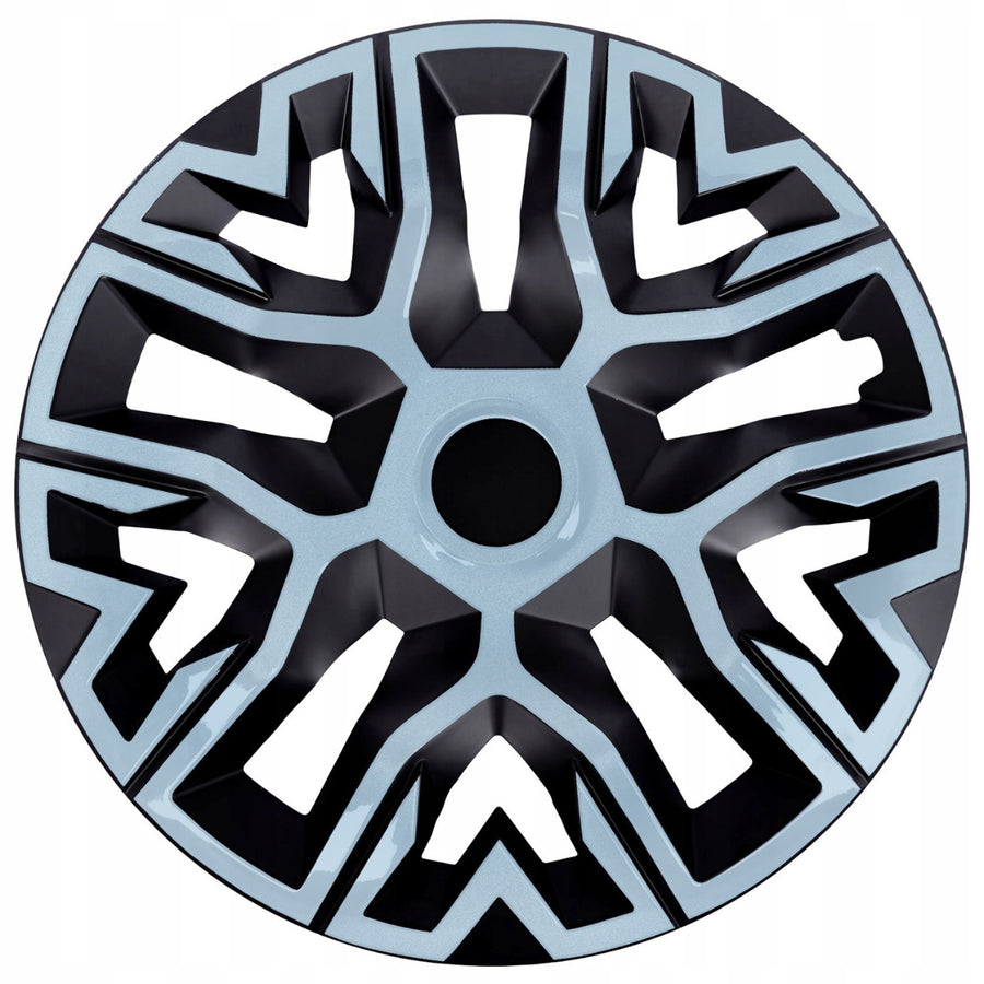 Tapacubos universales 14'' NRM The Best Bicolor azul/negro 4 unidades