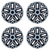 Tapacubos universales 15'' NRM The Best Bicolor azul/negro 4 unidades