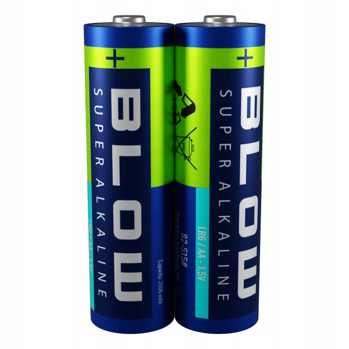 Pilas alcalinas AA Blow, LR6, voltaje 1,5 V, paquete de 40 unidades