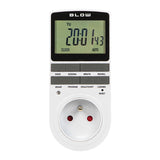 Programador temporizador digital Blow, pantalla LCD, precisión +/- 1 minuto al mes, 16 combinaciones de funcionamiento diferentes, 72-016#