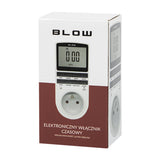 Programador temporizador digital Blow, pantalla LCD, precisión +/- 1 minuto al mes, 16 combinaciones de funcionamiento diferentes, 72-016#