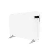 Radiador eléctrico Cronos, color blanco, potencia 450 W, calienta habitaciones de hasta 14 m², termostato integrado, control por mando a distancia, función de detección de ventanas abiertas, patas incluidas, WFH-450TW.