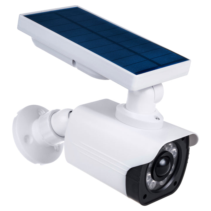 Cámara solar falsa, LED parpadeante, sensor de movimiento, iluminación LED, pegatina gratis, SOL1800S, 2 unidades