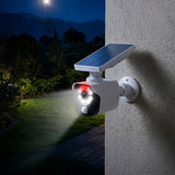 Cámara solar falsa, LED parpadeante, sensor de movimiento, iluminación LED, pegatina gratis, SOL1800S, 2 unidades