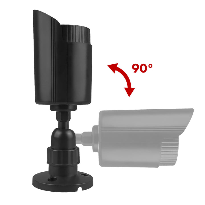 Juego de dos cámaras tubulares falsas, diodos IR LED, negras, alimentación 2xAA (incluidas), ABS, IR1800 BT