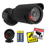 Cámara tubular falsa, diodos IR LED, negra, alimentación 2xAA (incluidas), ABS, IR1800 B